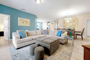 Smart TV, video games, music library, video library