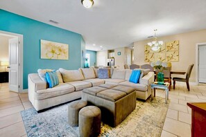 Smart TV, video games, music library, video library