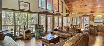 Lake Front Home with water access on 50 Acres