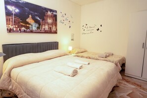 2 habitaciones, tabla de planchar con plancha y wifi gratis 