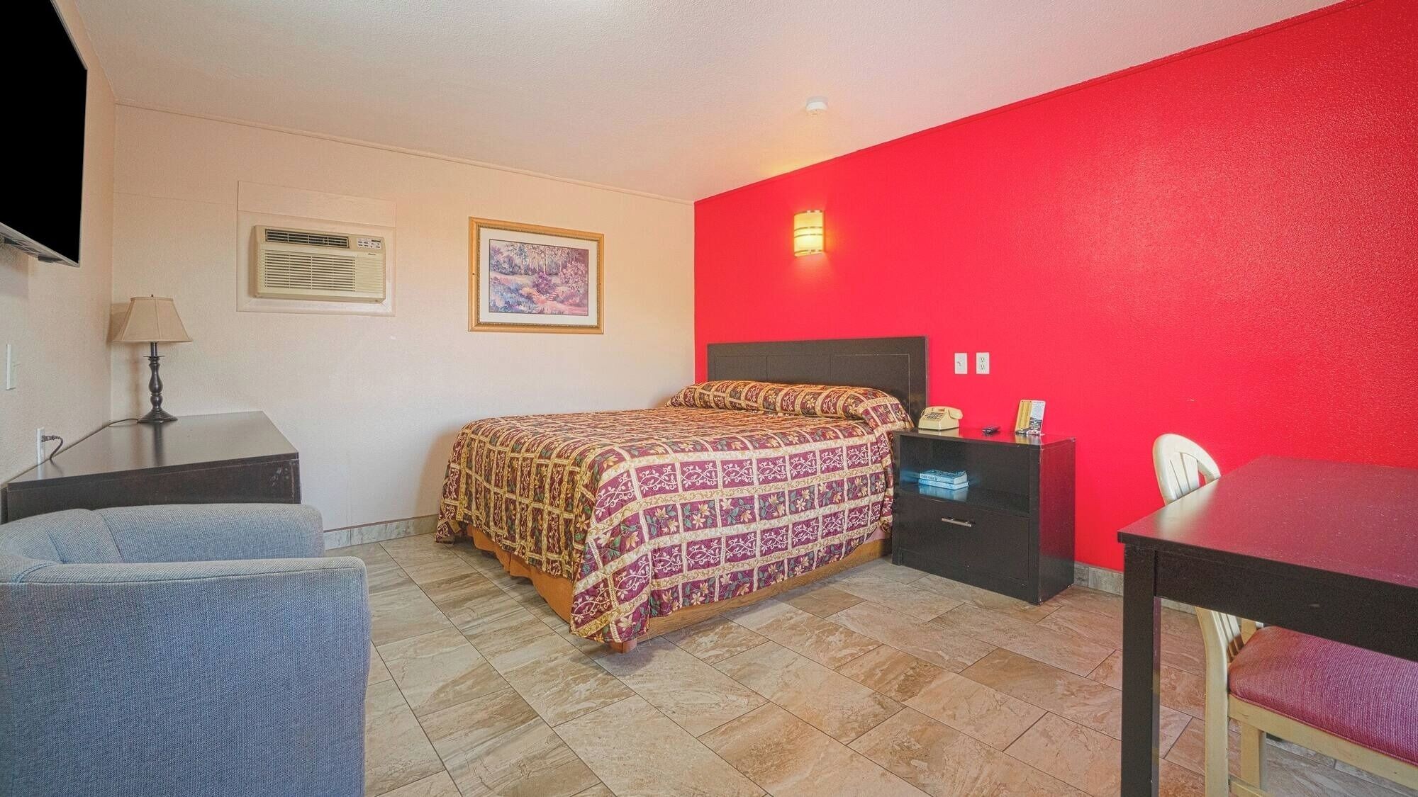 Bedroom. Interior and views may vary based on location and availability