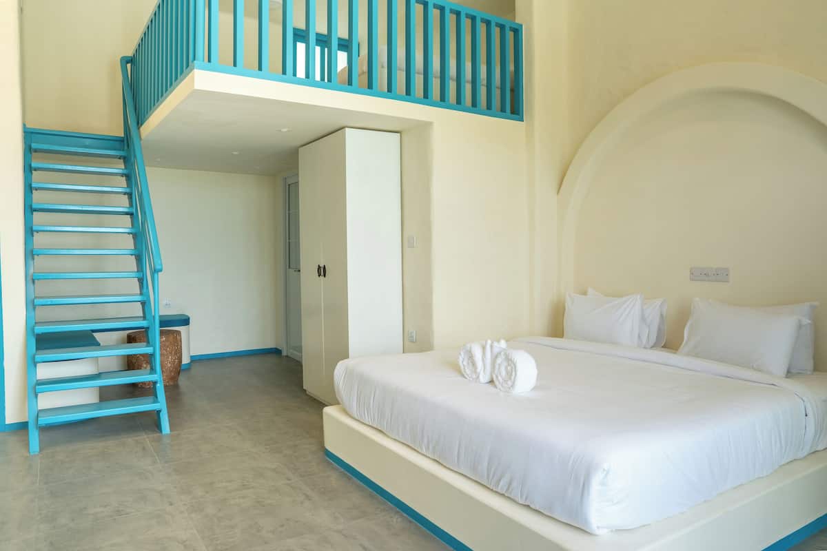 Quadruple Room, Balcony, Sea View | In-room safe, iron/ironing board, free WiFi