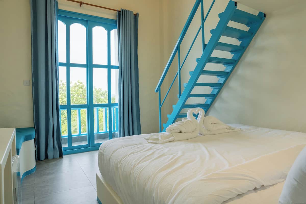 Quadruple Room, Balcony, City View | In-room safe, iron/ironing board, free WiFi