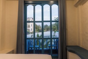 Phòng đôi Deluxe, ban công, quang cảnh thành phố | Bộ đồ giường cao cấp, nệm cao su hoạt tính (memory foam), minibar 