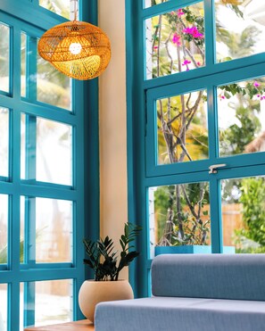 Sala de estar en el lobby