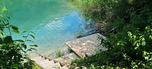 Dream property: modern large forester's lodge directly on the Hintersee (secluded location)