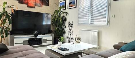 TV connectée, jeux vidéo, lecteur de DVD, livres