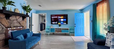 Smart TV, foosball, table tennis