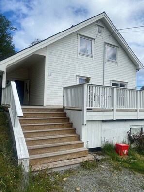 House, Multiple Bedrooms, Balcony, Mountain View | Exterior detail - Mountain Retreat in Brattvåg - Unwind in Nature (Ålesund)