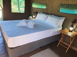 Barraca standard, vista para o jardim | Banheiro
