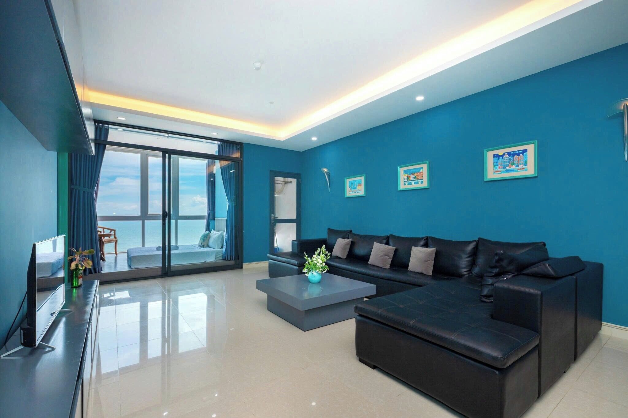 TV connectée, cheminée