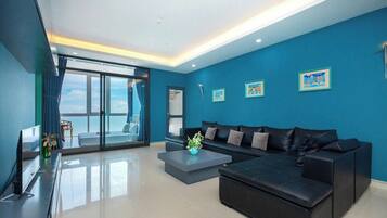 Smart-tv en een open haard