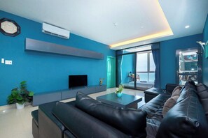 TV connectée, cheminée