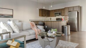 Smart TV - Landing | Stylish 2BD, Gym, Clubhouse (Indianapolis)