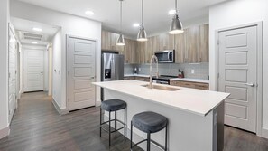 Fridge, dining tables - Landing | Beautiful 2BD, Clubhouse, Gym (Phoenix)