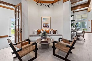 Living area - Landing | Stylish 1BD, Gym (League City)