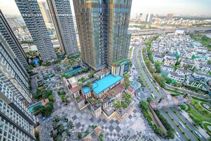 Luxury Apartment, 3 Bedrooms, Balcony, City View | View from room