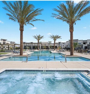 Pool - Landing | Chic 1BD, Clubhouse, Pool (Casa Grande)