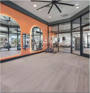 Fitness facility - Landing | Amazing 2BD, Gym, Pool (Casa Grande)