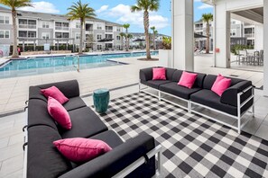 Pool - Landing | Stylish 2BD, Gym (Saint Johns)