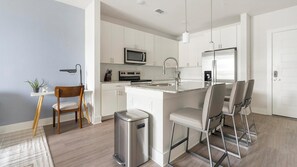 Private kitchen - Landing | Stylish 1BD, Gym (Fort Myers)