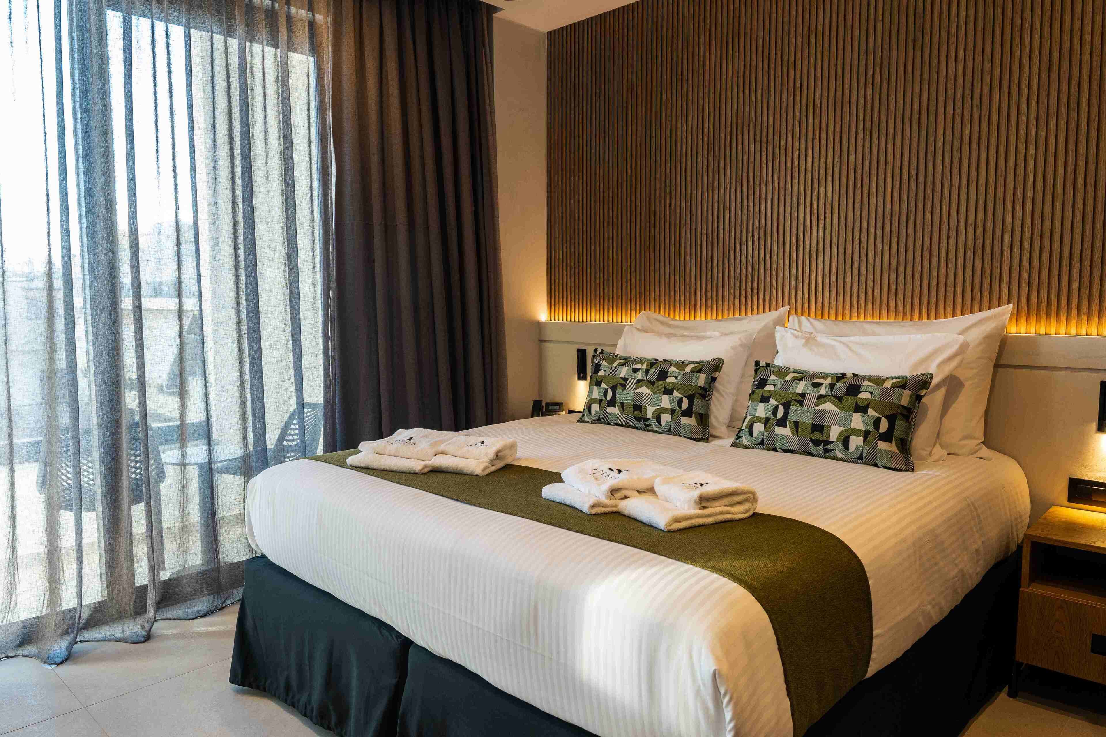 Chambre Supérieure Double ou avec lits jumeaux, vue ville | Salle de bain