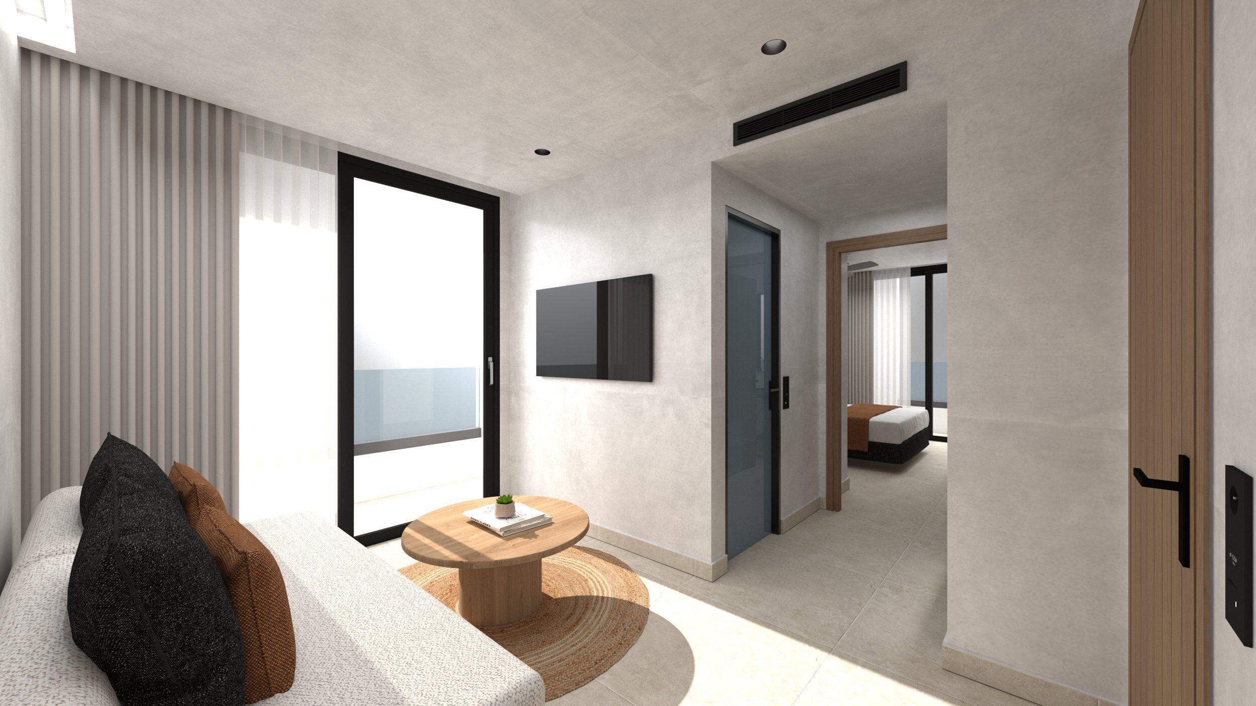 Junior Suite, City View | Living area