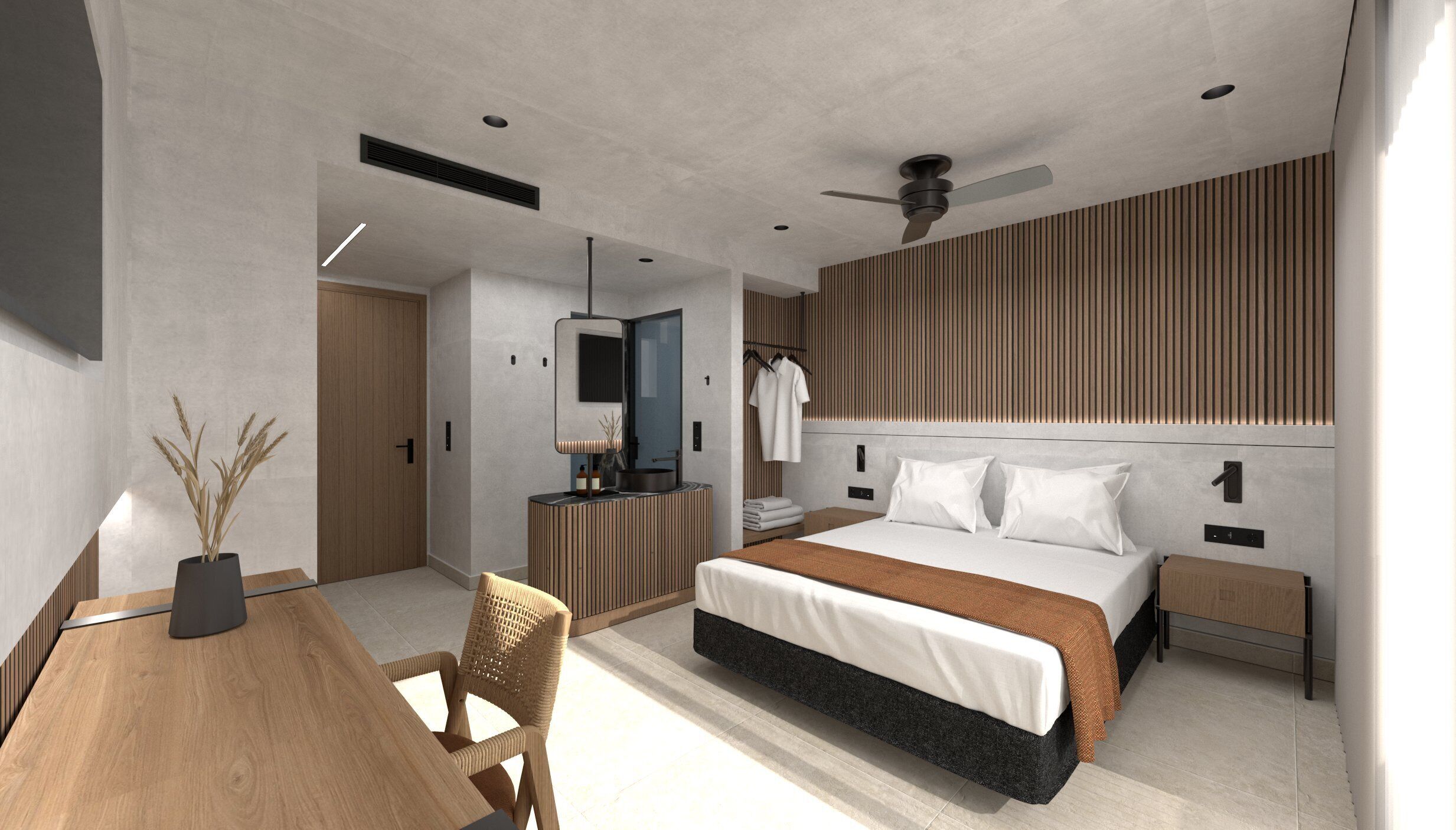 Superior Double Room, City View | In-room safe, desk, laptop workspace, blackout curtains