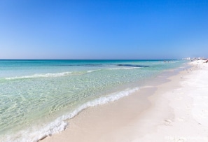 Sun-loungers, beach towels