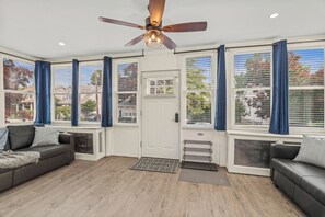 Smart TV, table football, ping pong