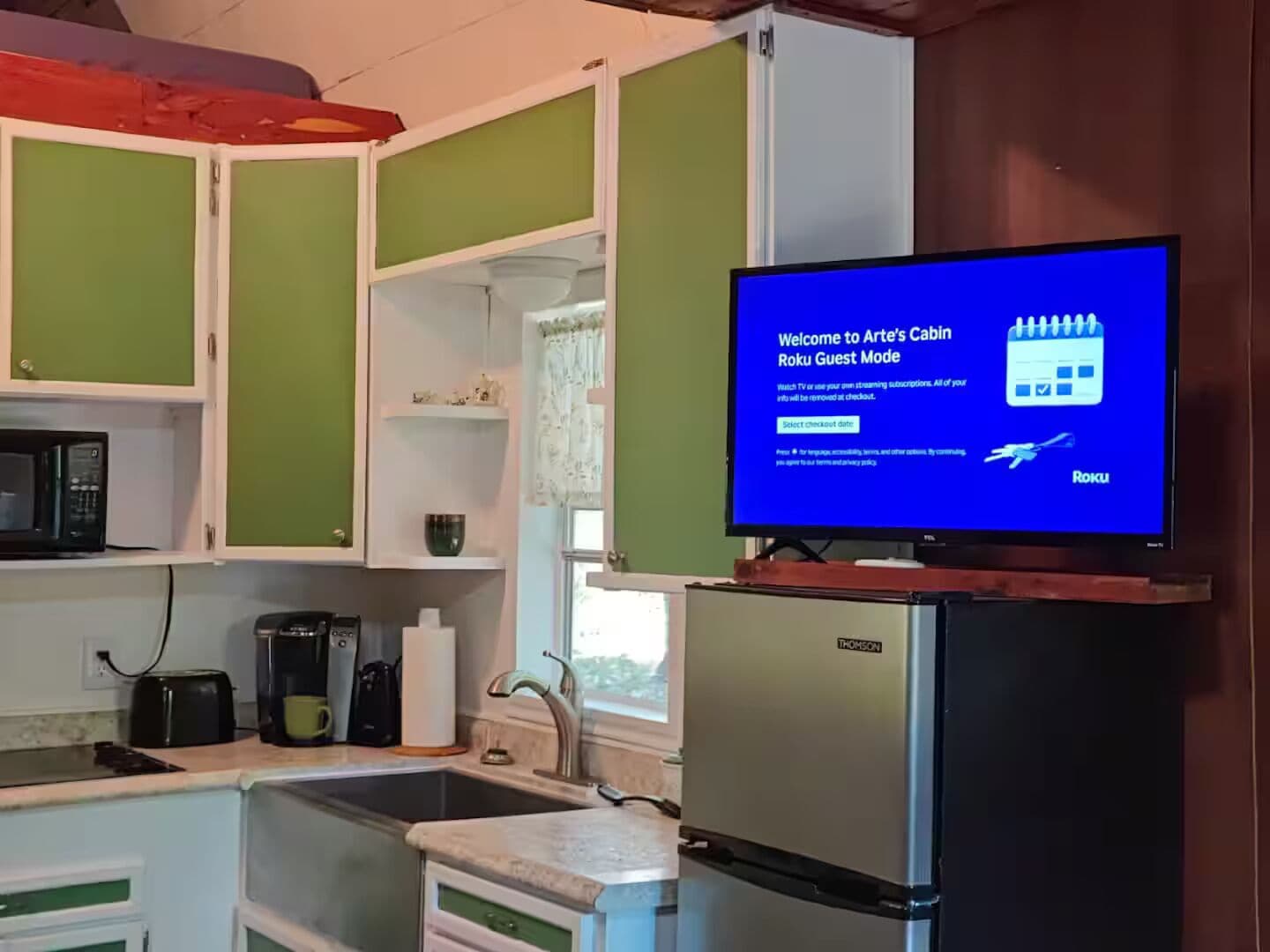 Microondas y parrilla de estufa 