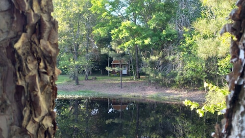 Peacefull Cabin in the Woods with heat/air conditioning