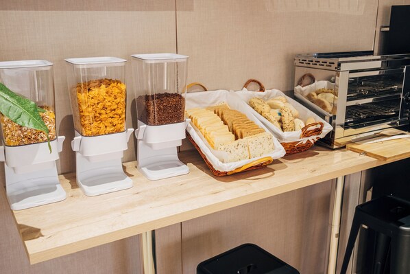 Daily buffet breakfast (EUR 8 per person)