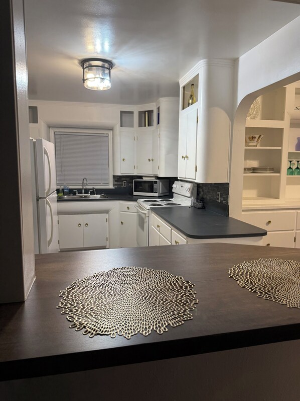 Microwave, oven, stovetop