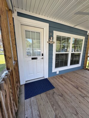 Exterior detail - WELCOME TO BLUE DUNES COTTAGE a 2-bedroom cottage in wonderful Silver Lake (Mears)