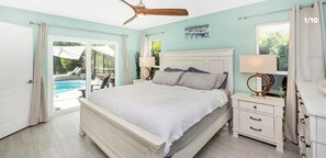 4 bedrooms, desk, iron/ironing board, free WiFi
