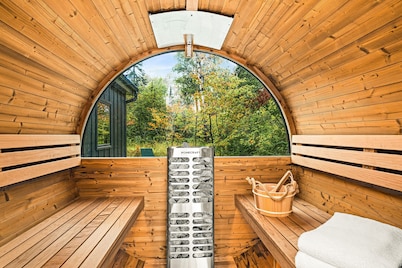 Private Sauna + Fireplace · Wildernest Cabins #1
