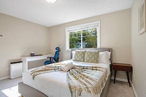 Desk, iron/ironing board, travel crib, WiFi