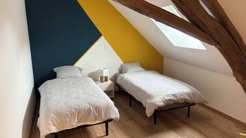 2 chambres, Wi-Fi, draps fournis