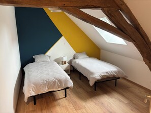 2 chambres, Wi-Fi, draps fournis