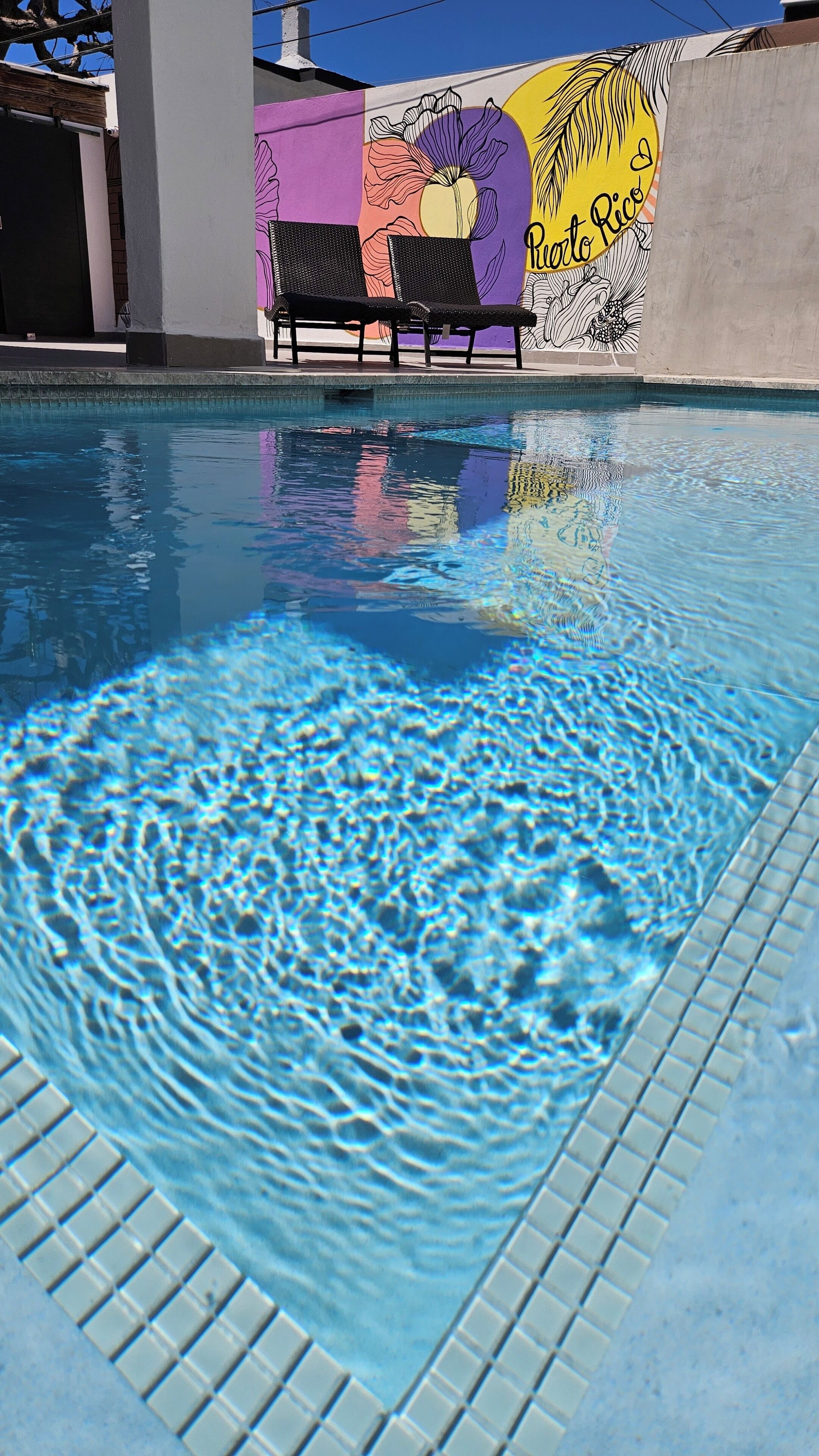 Indoor pool, a heated pool