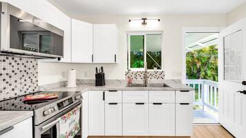 Microwave, oven, stovetop