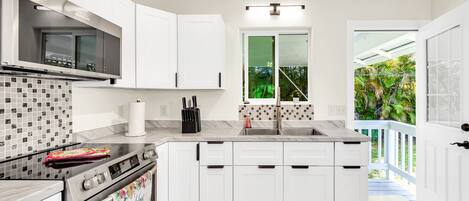 Microwave, oven, stovetop