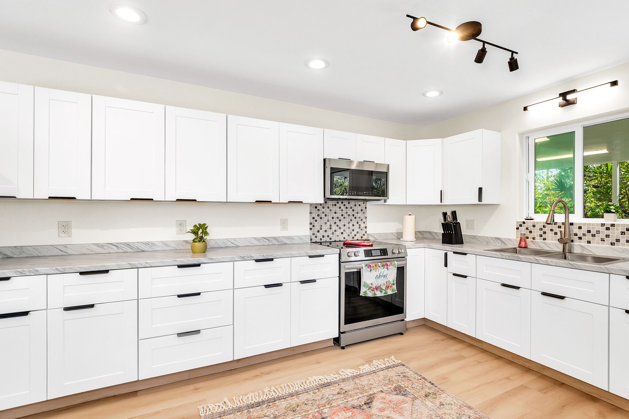 Microwave, oven, stovetop