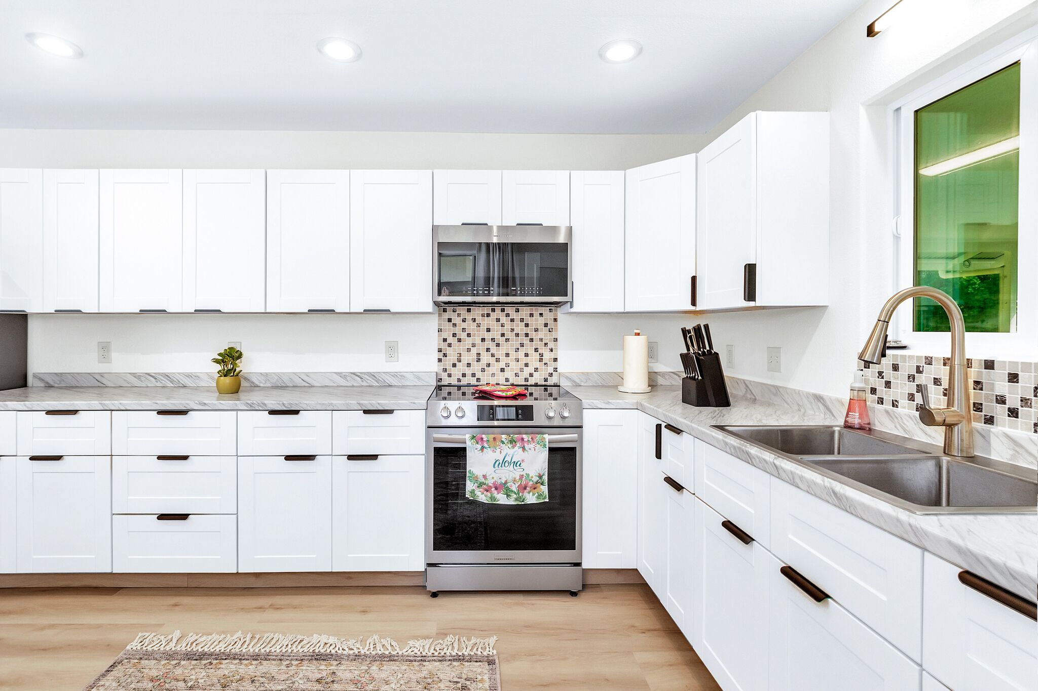 Microwave, oven, stovetop