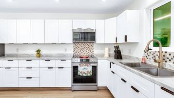 Microwave, oven, stovetop