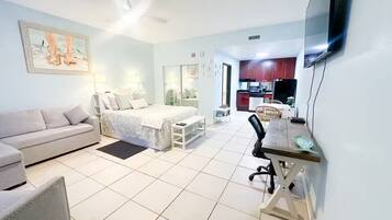 1 bedroom, WiFi, bed sheets, wheelchair access