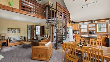 Smart TV, books, stereo