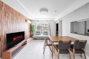 50-inch flat-screen TV with digital channels