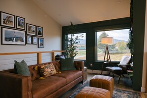 Smart TV, fireplace, video games, foosball